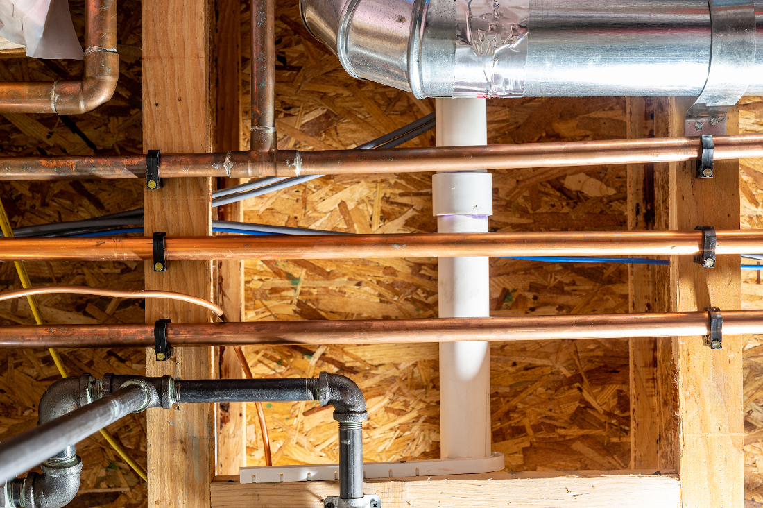 heating-pipes-in-basement